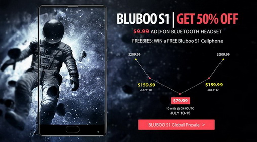 Оцененный в 150$ смартфон Bluboo S1 можно купить за 79.99$ - изображение 1