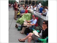 Нью-Йорк: недельные очереди за iPhone 3G