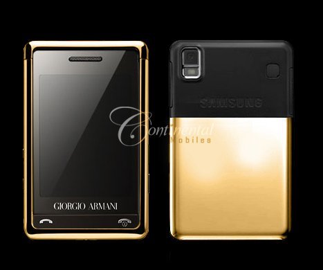 samsung giorgio armani phone