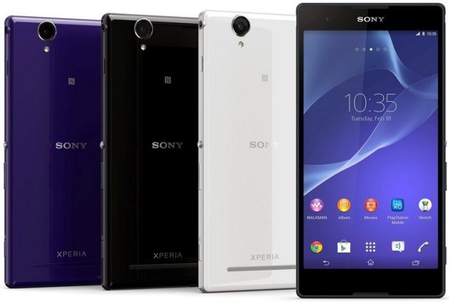 Гиганты снова в моде: смартфоны Sony Xperia T2 Ultra, Ultra dual и Xperia E1