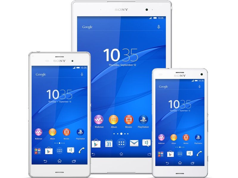 IFA 2014: планшет Sony Xperia Z3 Tablet Compact и смартфоны Sony Xperia Z3, Sony Xperia Z3 Compact и Sony Xepia E3