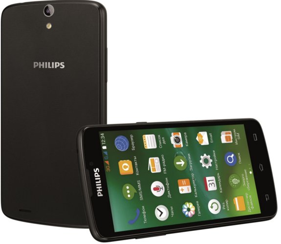 Philips Xenium V387 – неплохой смартфон с мощным АКБ 