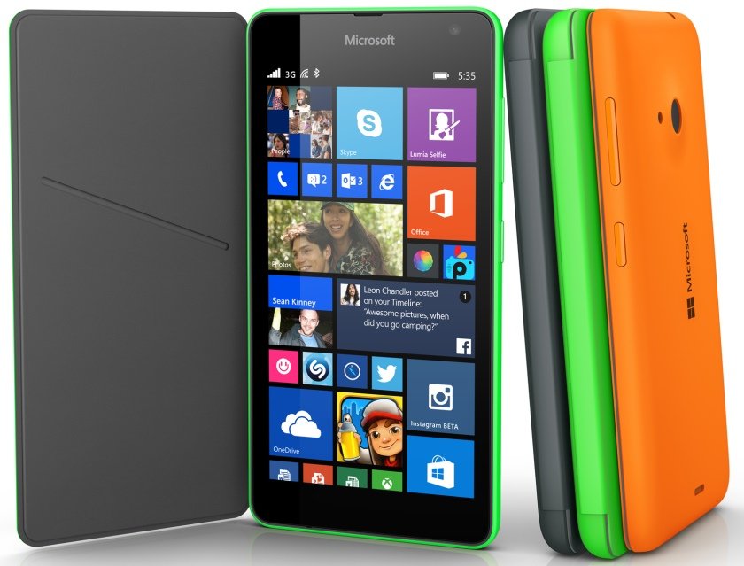 Microsoft Lumia 535 – первый смартфон от мелкомягких 