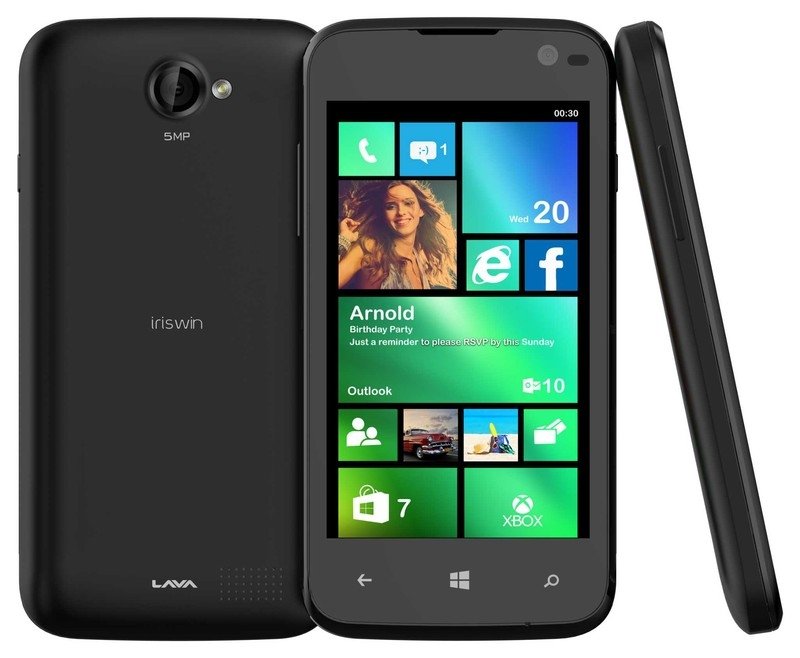 Lava Iris Win1 – бюджетный смартфон на Windows Phone
