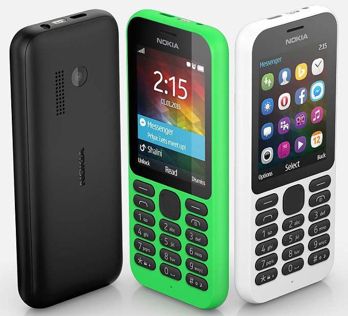 Nokia 215 – звонилка с доступом к интернету