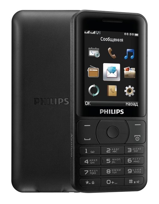 Philips Xenium E180 – телефон с ультимативным зарядом АКБ 