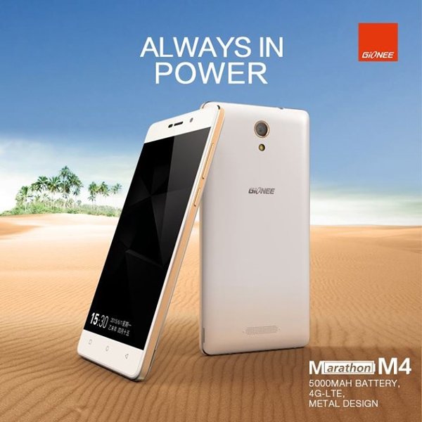 Gionee Marathon M4 – выносливый смартфон с 5-дюймовым экраном