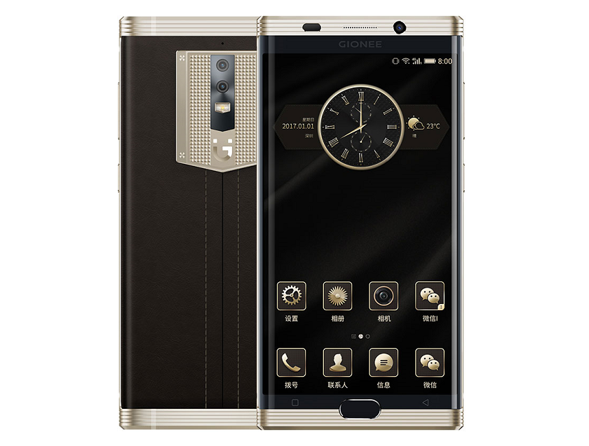 Официально представлен статусный смартфон Gionee M2017 с батареей на 7000мАч