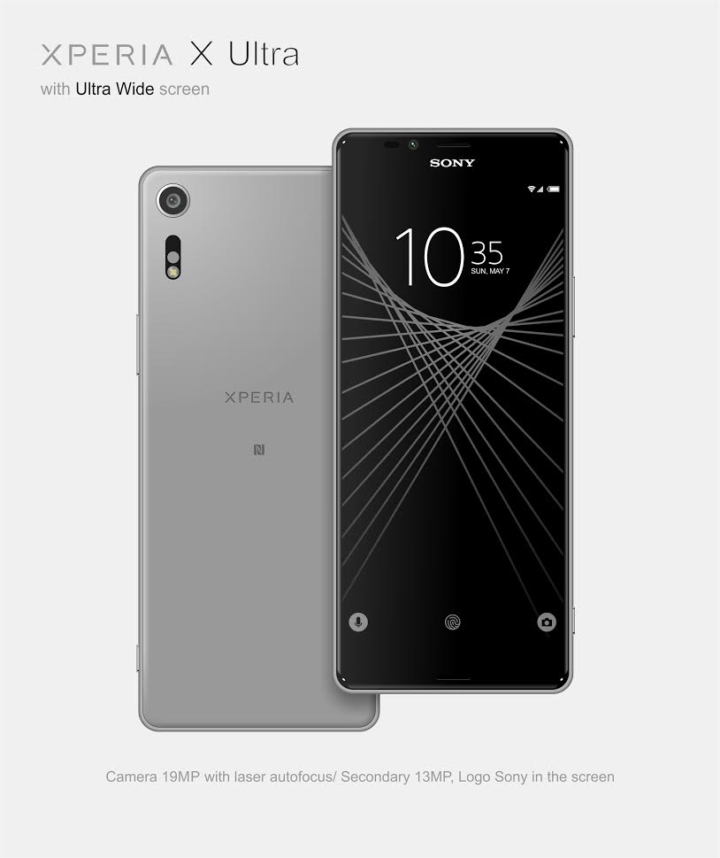 Смартфон Sony Xperia X Ultra может получить экран с соотношением сторон 21:9