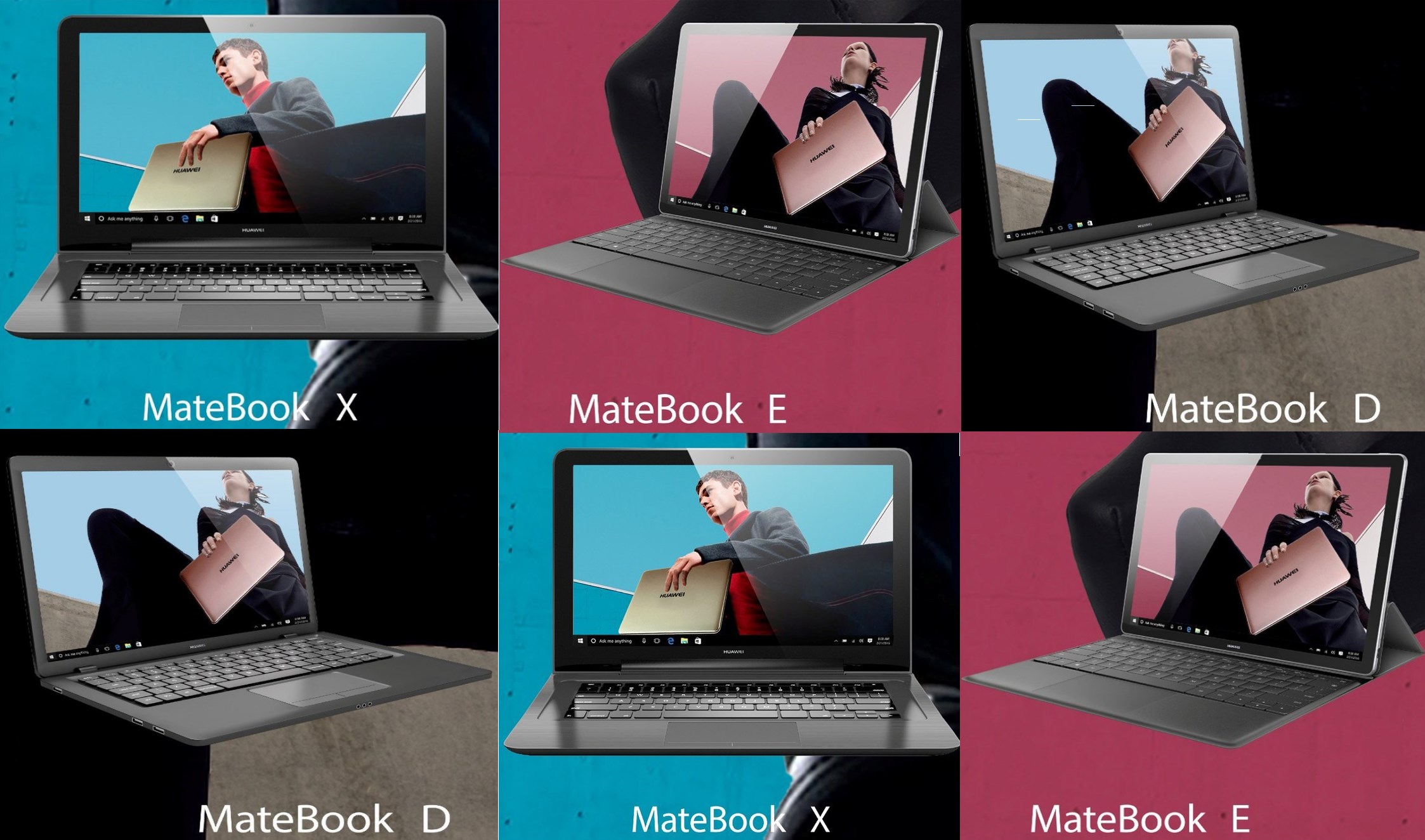 Компания Huawei анонсировала скорый выход планшетника MateBook E и ноутбука MateBook X и MateBook D 
