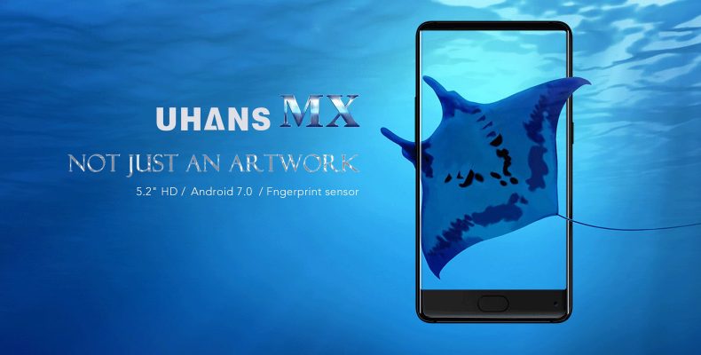 Компания Uhans опубликовала первые снимки смартфона Uhans MX 