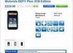 Motorola Defy + JCB Edition - a heavy-duty smartphone - изображение