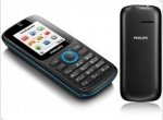Philips E1500 inexpensive phone with two SIM cards - изображение