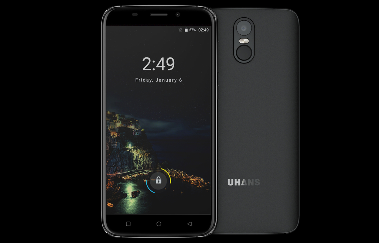 Бюджетный смартфон Uhans i8 получил систему идентицифкации лица пользователя