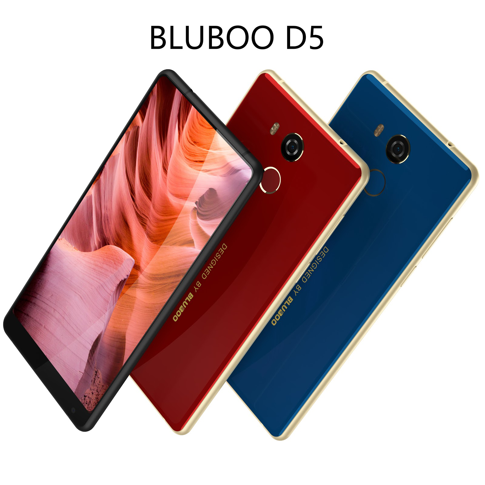 Дебютировавший смартфон Bluboo D5 получил корпус с цинкового сплава