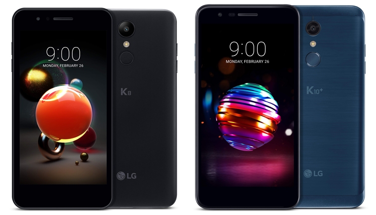 Официальный дебют смартфонов LG K8 2018 и K10 2018 с дисплеем HD