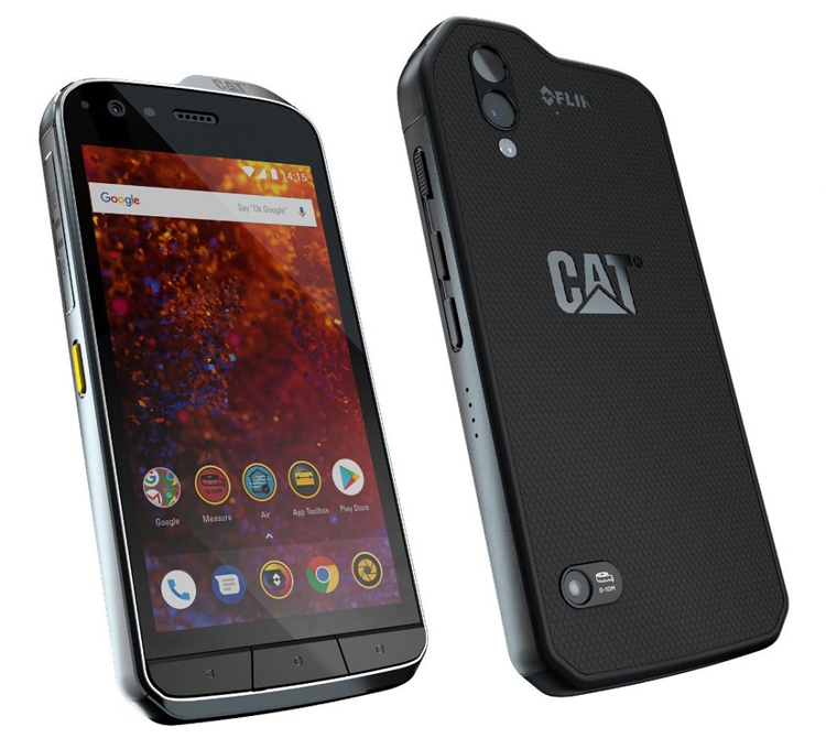 Защищенный смартфон CAT S61 оборудован тепловизором и дальномером