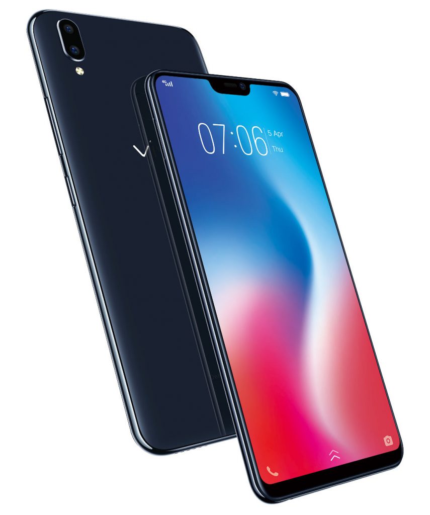 Vivo V9 оборудован вырезом под 24Мп селфи-камеру