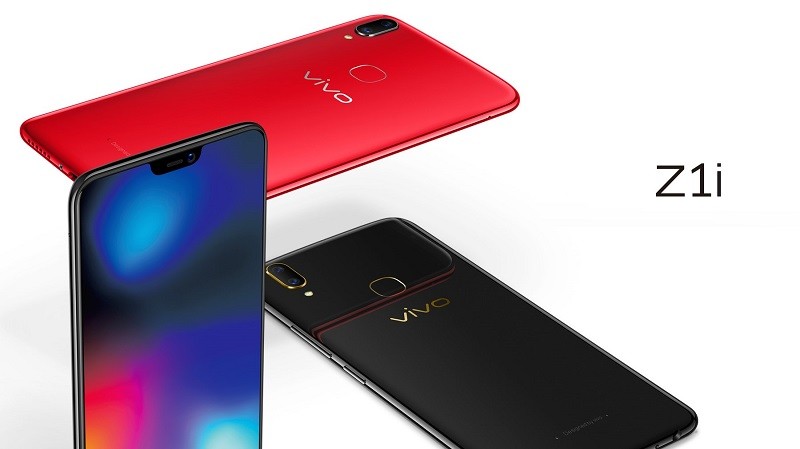 Аппарат Vivo Z1i оборудован вырезом во фронтальной части экрана