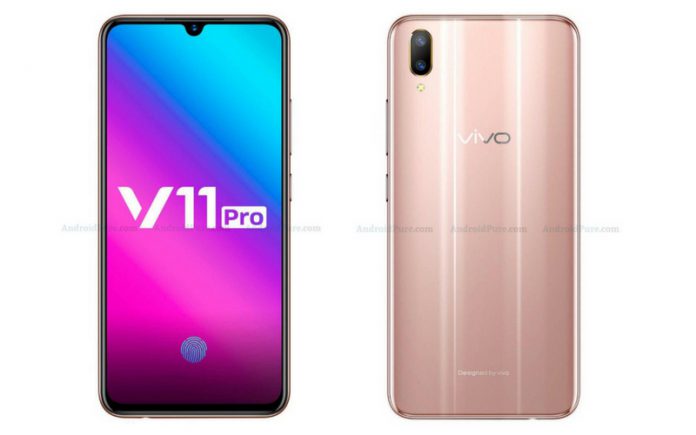 Аппарат средней категории Vivo V11 получит экранный сканер отпечатков пальцев