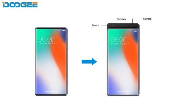 Компания Doogee  хочет выпустить смартфон-слайдер по примеру модели Xiaomi Mi Mix 3
