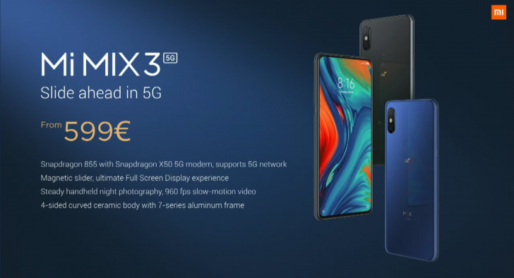 Анонс нового Xiaomi Mi Mix 3 5G