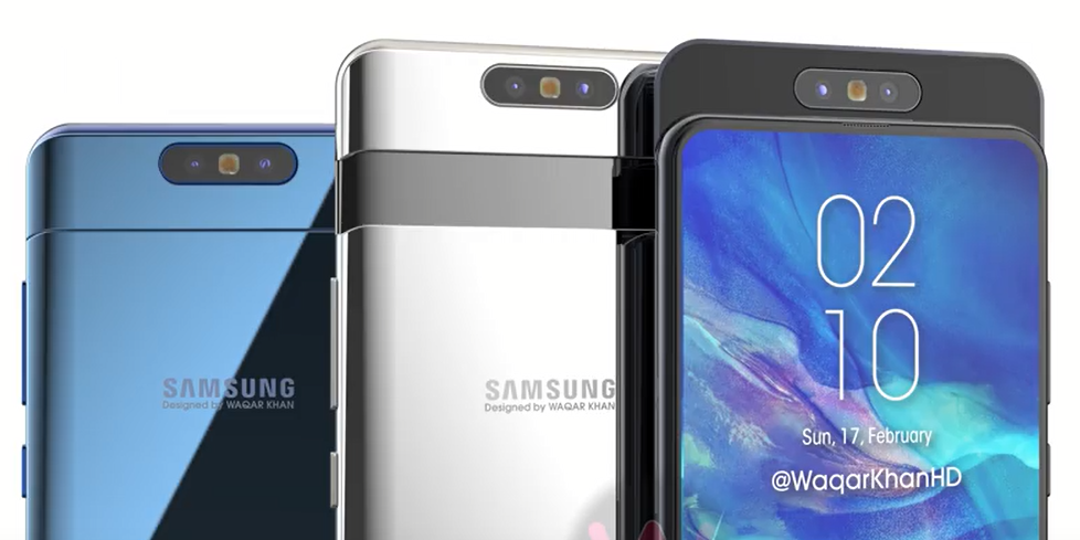 Новинка Galaxy A90 станет первым смартфоном Samsung, которая получит выдвижную камеру
