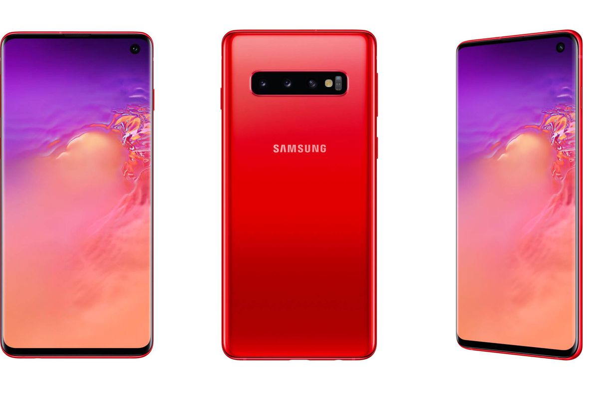 В СНГ дебютировал смартфон Samsung Galaxy S10 в красном цвете