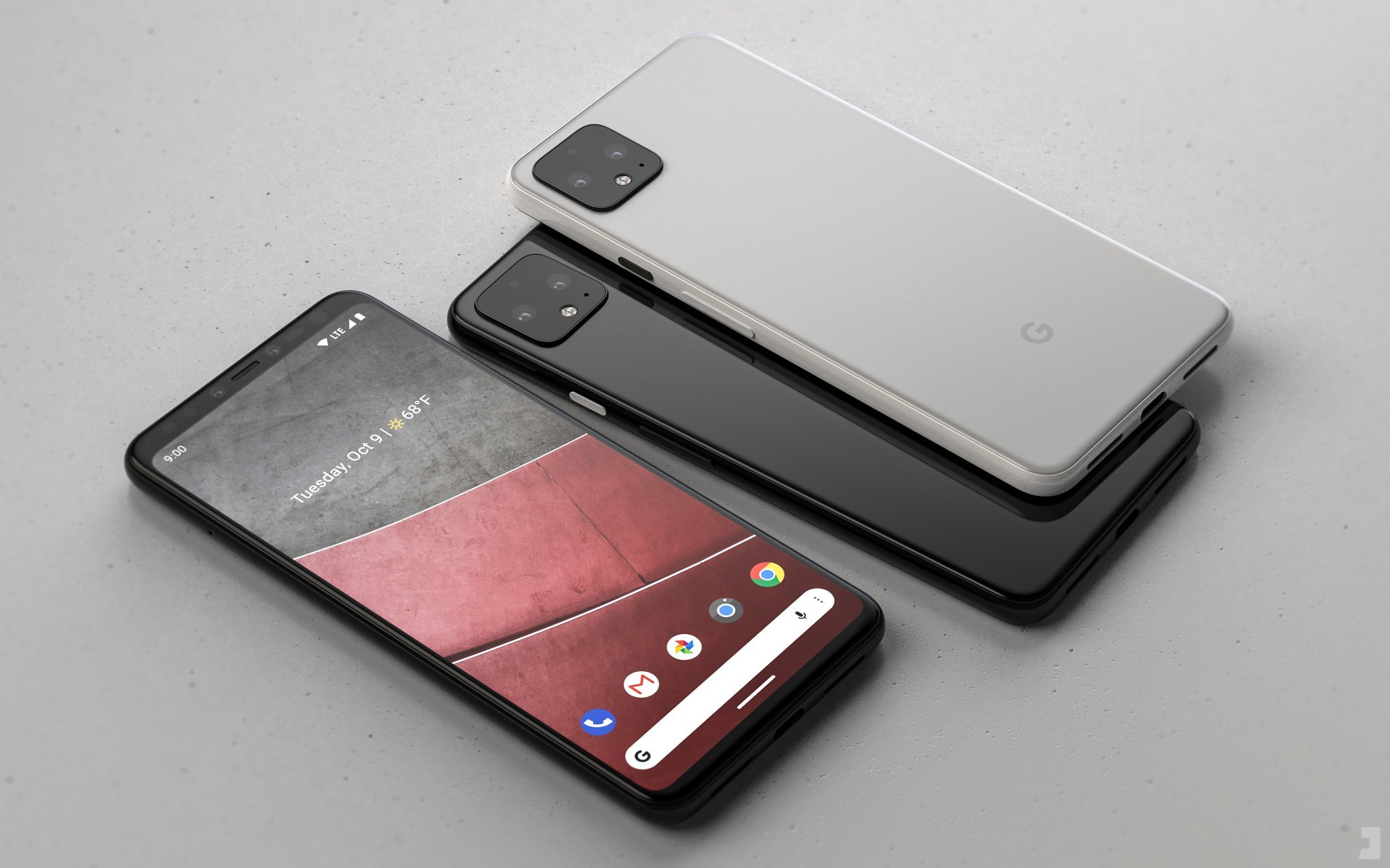 Изображения Google Pixel 4 уже попали в сеть