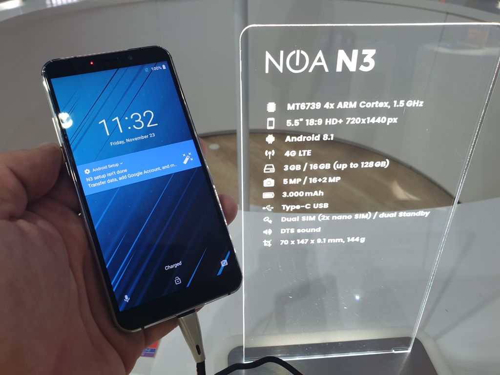 Простенький NOA N3 выходит в продажи