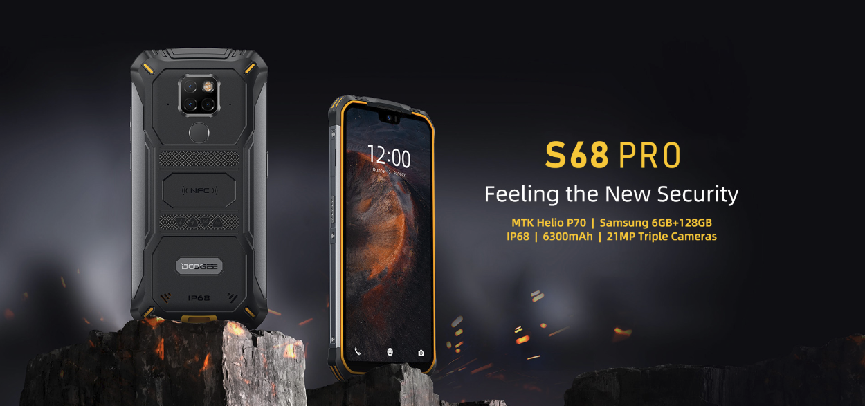 Представлен новый «защищенный» Doogee S68 Pro