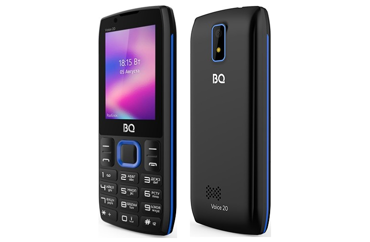 Кнопочный недосмартфон BQ 2400L Voice 20 с подержкой LTE