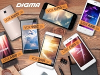 На форуме DISTREE Russia & CIS 2016 было анонсировано 7 смартфонов от Digma - изображение