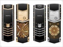 Four exclusive Vertu phones symbolizing the seasons 