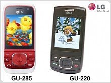 Бюджетные новинки LG GU285 и LG GU220 для индусов