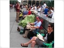 Нью-Йорк: недельные очереди за iPhone 3G - изображение