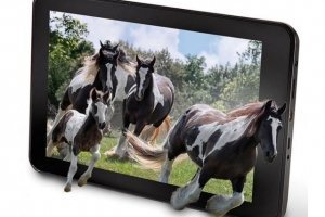 3D-кинотеатр в сумке: планшет Hammacher Schlemmer The No Glasses 3D Tablet  - изображение