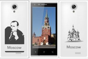 BQ Moscow – смартфон с набором задних панелей - Путин и Кремль - изображение