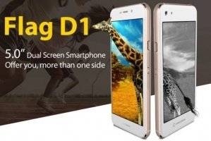 Huateng Flag D1 – производительный смартфон с двумя экранами - изображение