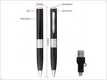 Super Slim Spy Pen — шариковая ручка со скрытой камерой - изображение