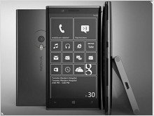 Monochrome concept smartphone Nokia Lumia 999 - изображение