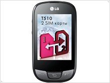 A classic touch phone with support for Dual-SIM - LG T510