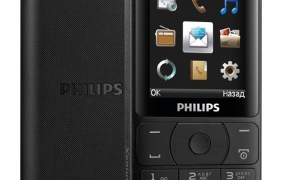 Philips Xenium E180 – телефон с ультимативным зарядом АКБ  - изображение
