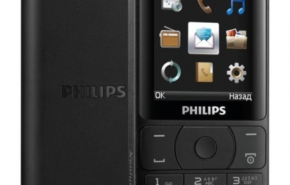 Philips Xenium E180 – телефон с ультимативным зарядом АКБ  - изображение