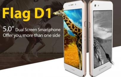 Huateng Flag D1 – производительный смартфон с двумя экранами - изображение