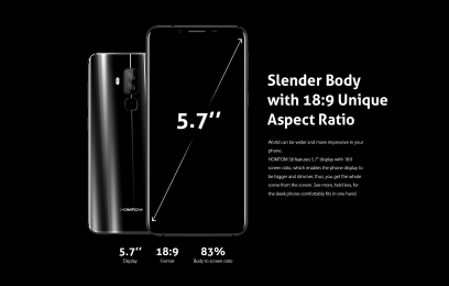 Новинка HomTom S8 с экраном в соотношении 18:9  - изображение