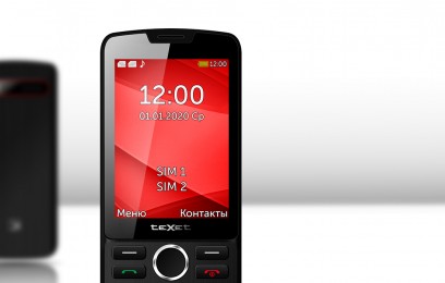 TeXet TM-308: простенький кнопочный телефон с большим дисплеем - изображение
