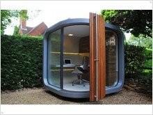 Office Pod – рабочий офис прямо в саду - изображение