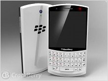  The concept of a smartphone with BlackBerry 10 and QWERTY-keyboard