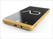 The work on design of bamboo smartphone ADzero Bamboo